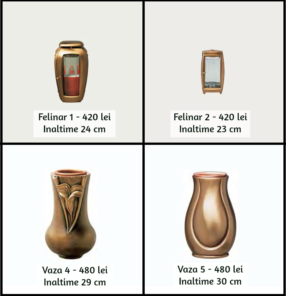 vaze si felinare din bronz